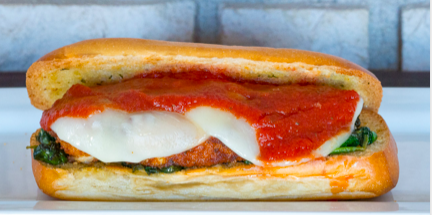 Order Classic Chicken Parm Sub food online from Gold Leaf Pastry Shop store, Linden on bringmethat.com