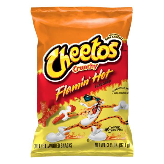Order Cheetos Crunchy Flamin' Hot 3.25oz food online from Casey store, Millstadt on bringmethat.com