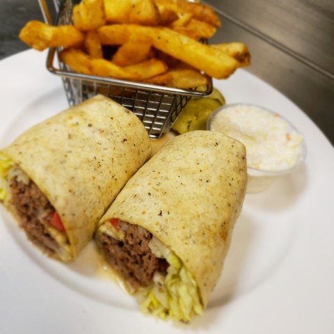 Order Philly Cheese Steak Sub Wrap food online from Larry Ii Restaurant store, Vineland on bringmethat.com