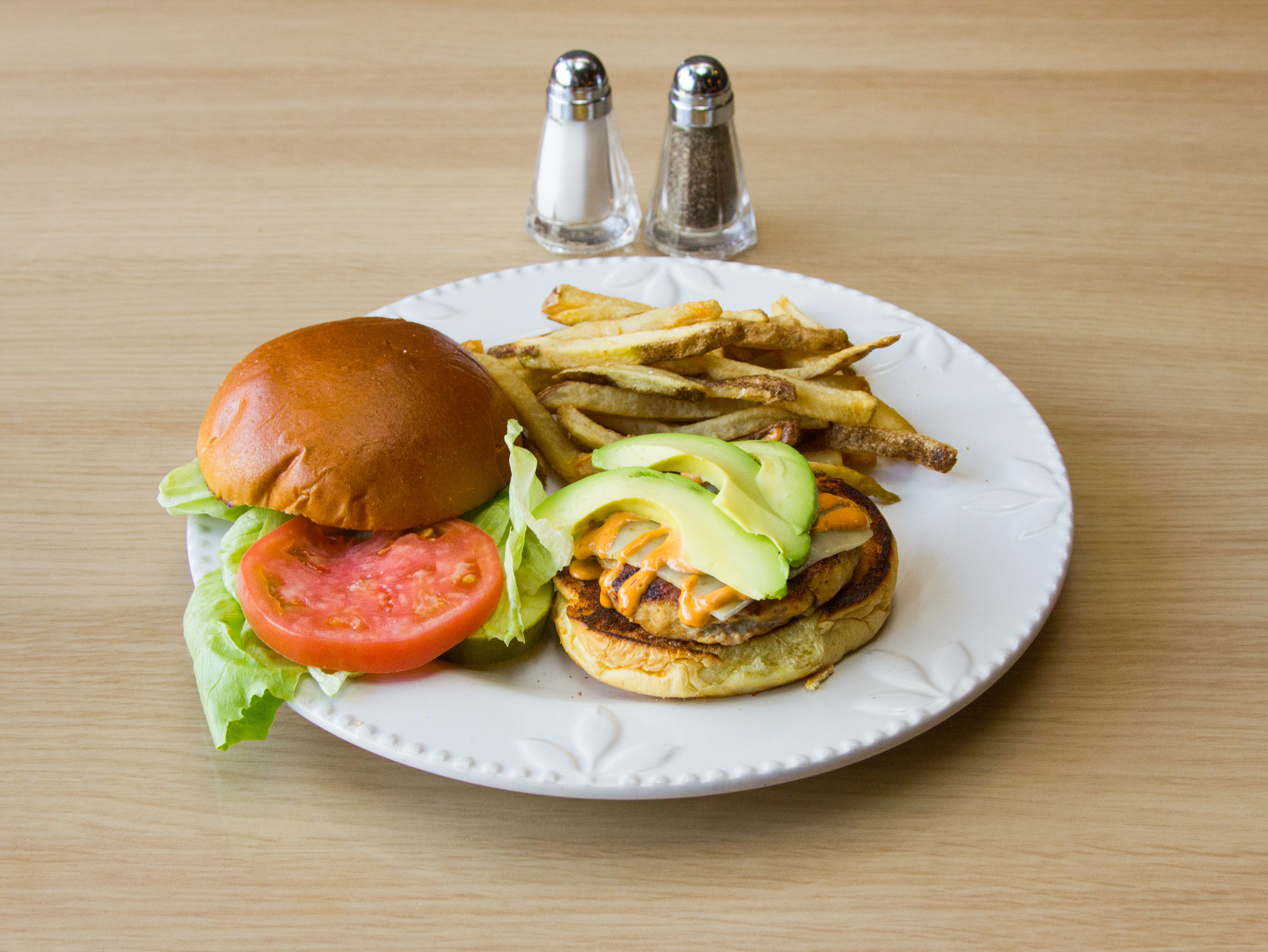 Order Turkey Burger with Fries food online from Burger Shop store, Staten Island on bringmethat.com