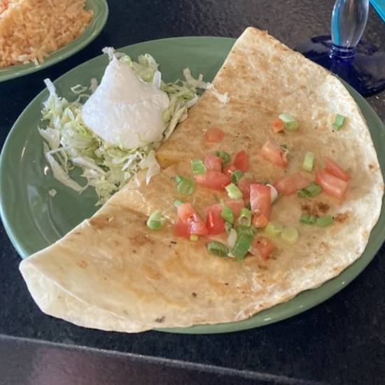 Order Cheese Quesadilla with Sour Cream food online from Chico's Tacos store, Lake Havasu City on bringmethat.com