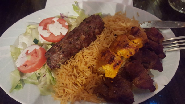 Order Kebab Combination I food online from Ariana Afghan Restaurant store, New York on bringmethat.com