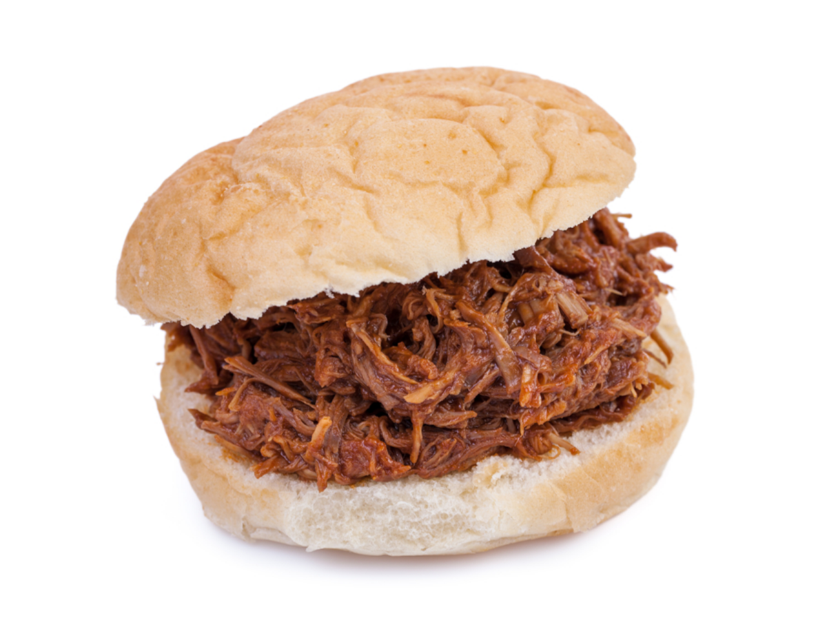 Order Pulled Pork Sandwich food online from Krave store, Mount Zion on bringmethat.com