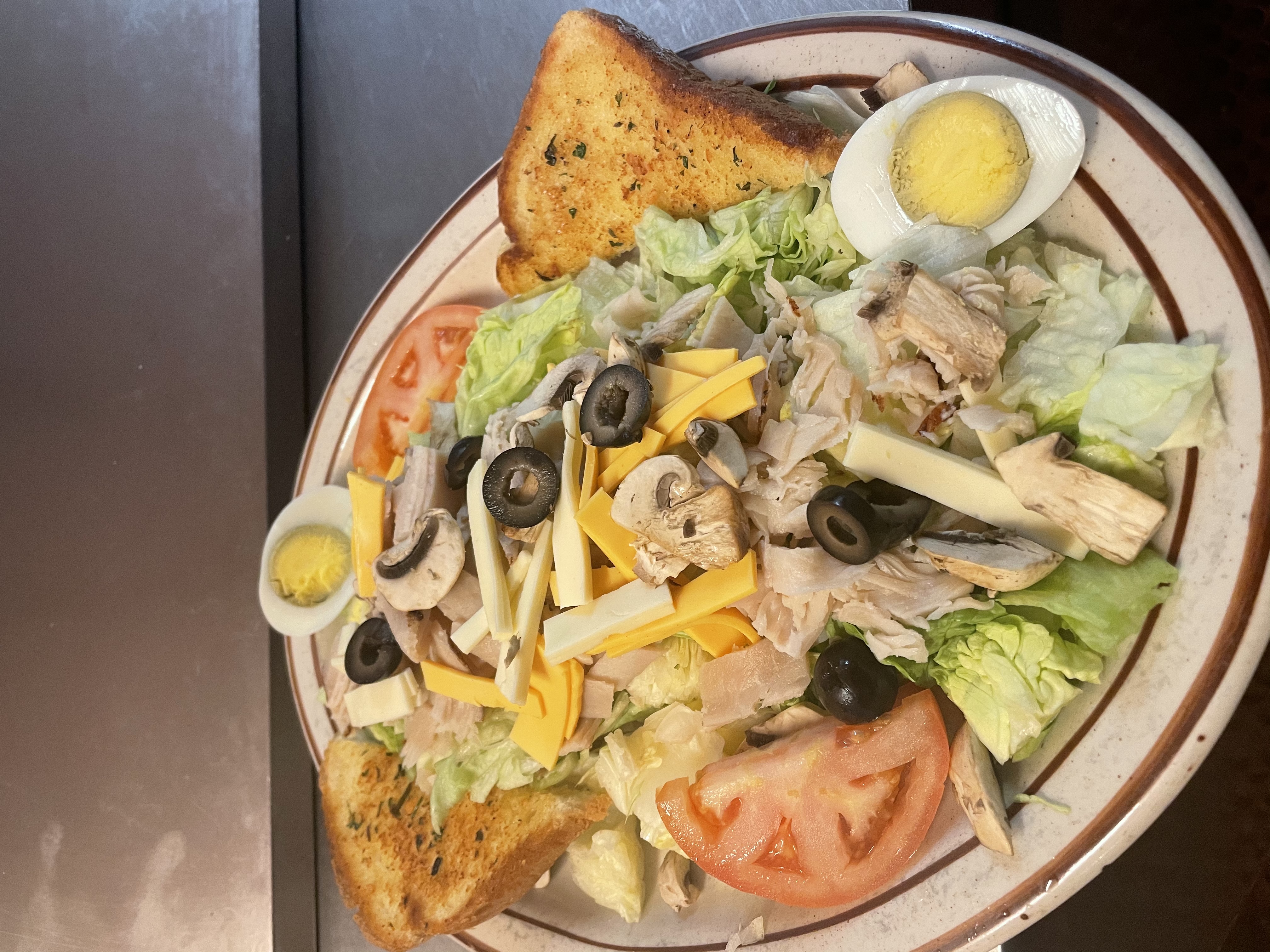 Order Chef Salad food online from Waffles Breakfast & Lunch store, Salinas on bringmethat.com