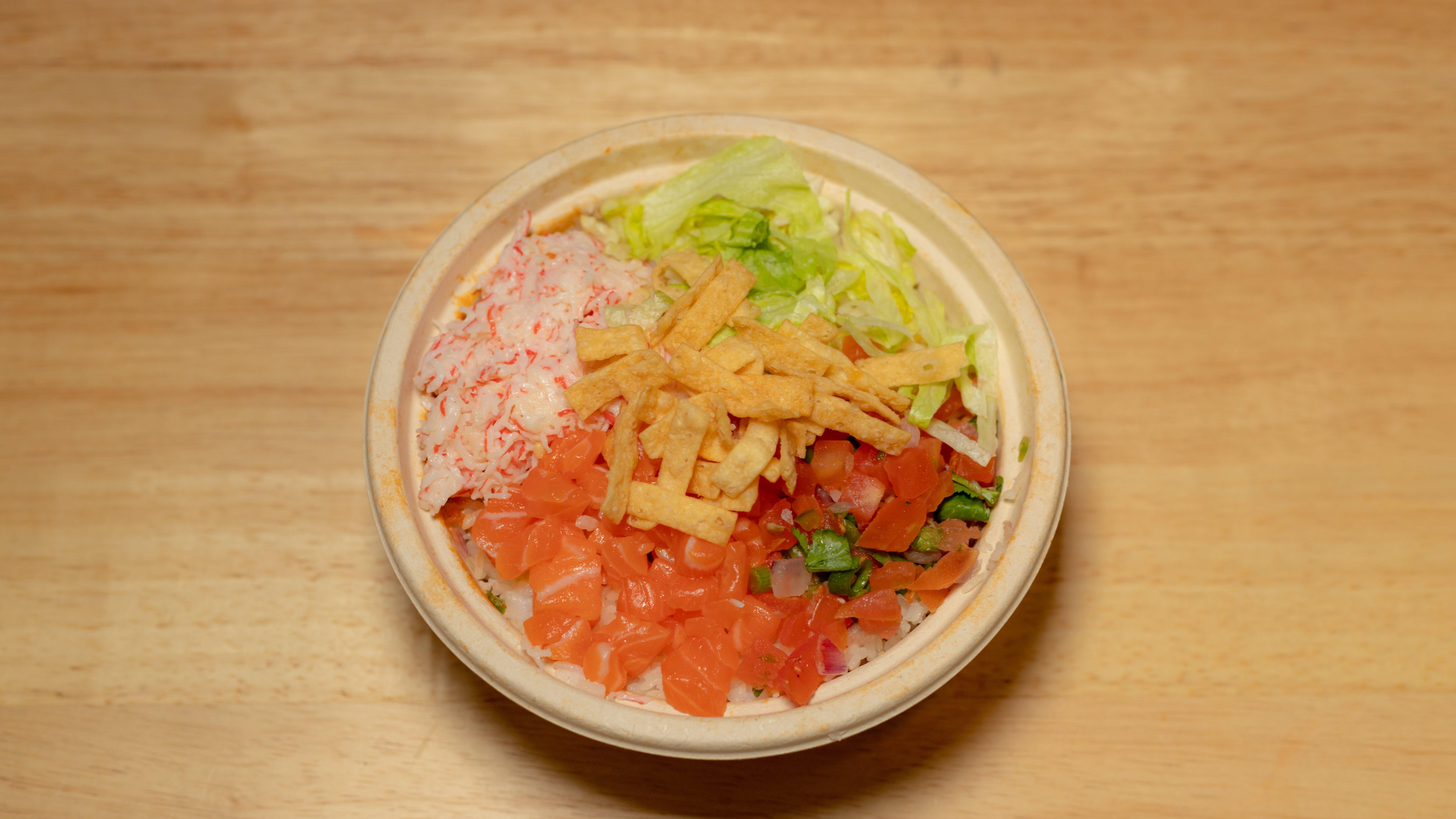 Order Sunny Salmon food online from Soho Sushi Burrito store, Las Vegas on bringmethat.com