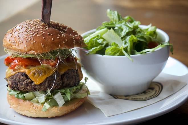 Order Veggie Burger food online from City Tap House store, Washington on bringmethat.com