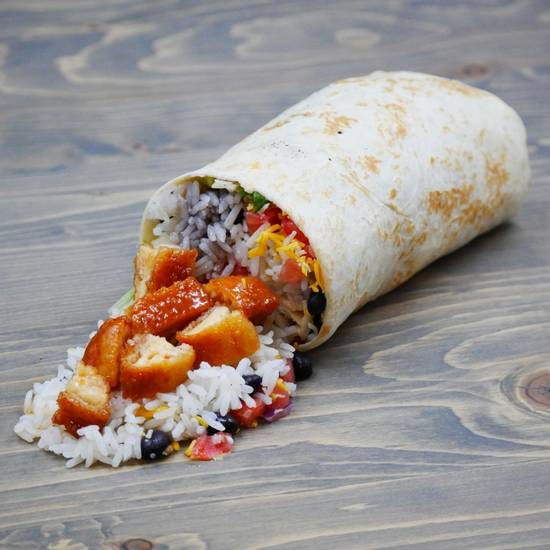 Order Honey Chipotle Chicken Burrito (Truck Style) food online from Tacoholics store, Point Pleasant on bringmethat.com