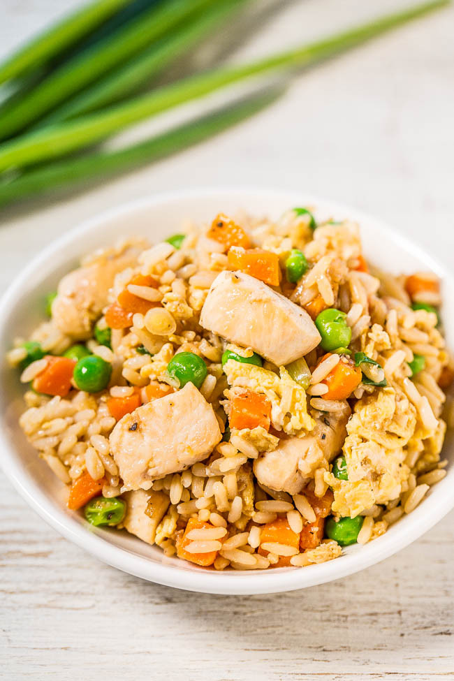Order Chicken Fried Rice-鸡炒饭 food online from China Station store, Chicago on bringmethat.com