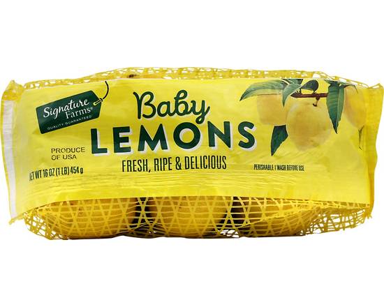 Order Signature Farms · Baby Lemons (16 oz) food online from Vons store, Fillmore on bringmethat.com