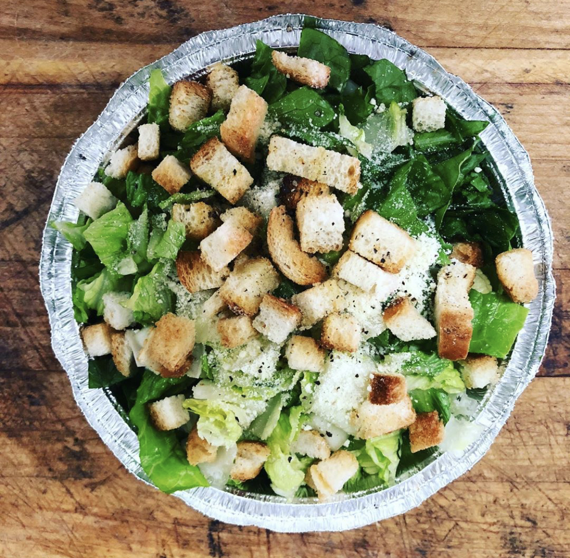 Order Caesar Salad food online from Farina Pizza store, Los Angeles, CA on bringmethat.com