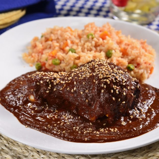 Order Mole Rojo Especiale food online from Guerrero Market And Take Out store, Glendale on bringmethat.com