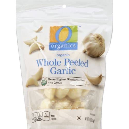 Order O Organics · Organic Whole Peeled Garlic (6 oz) food online from Vons store, Redondo Beach on bringmethat.com