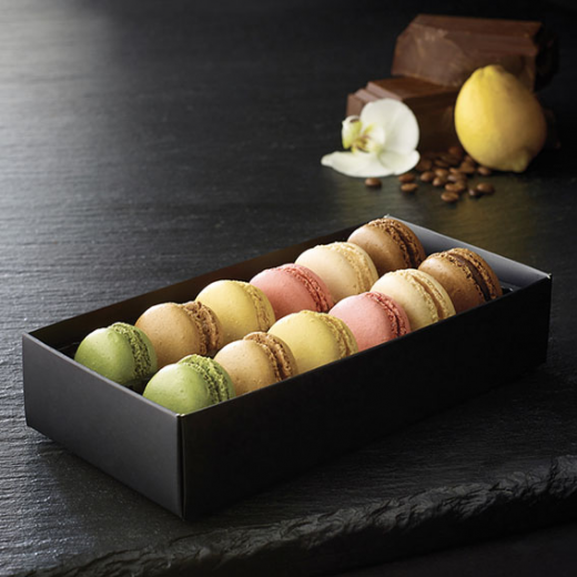 Order Mini Macarons (3 pack assorted) food online from Paul French Bakery & Cafe store, Washington on bringmethat.com