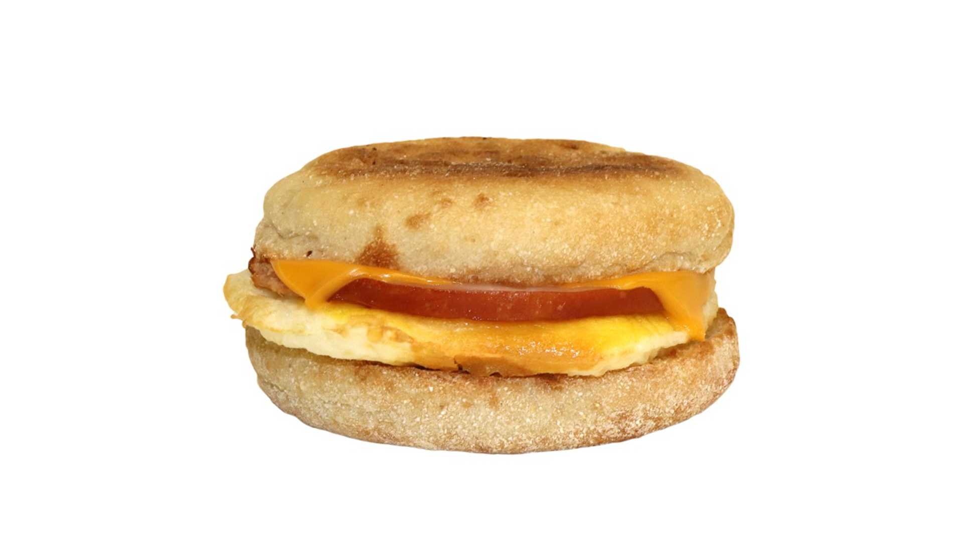 Order Canadian Bacon, Egg and Cheese Sandwich food online from Factory Donuts store, Media on bringmethat.com