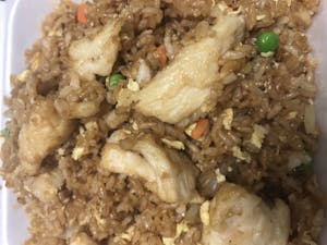 Order 25. Chicken Fried Rice 几炒饭 food online from Moon Wok store, Lenexa on bringmethat.com
