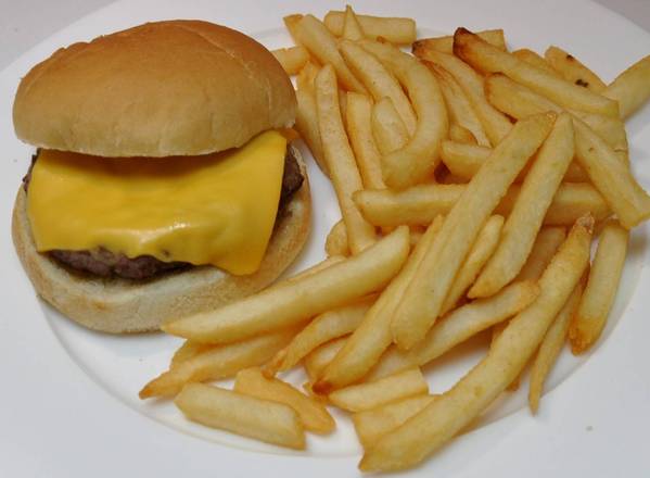Order CHEESEBURGER & FRIES food online from The Texas Ranger store, Freeport on bringmethat.com