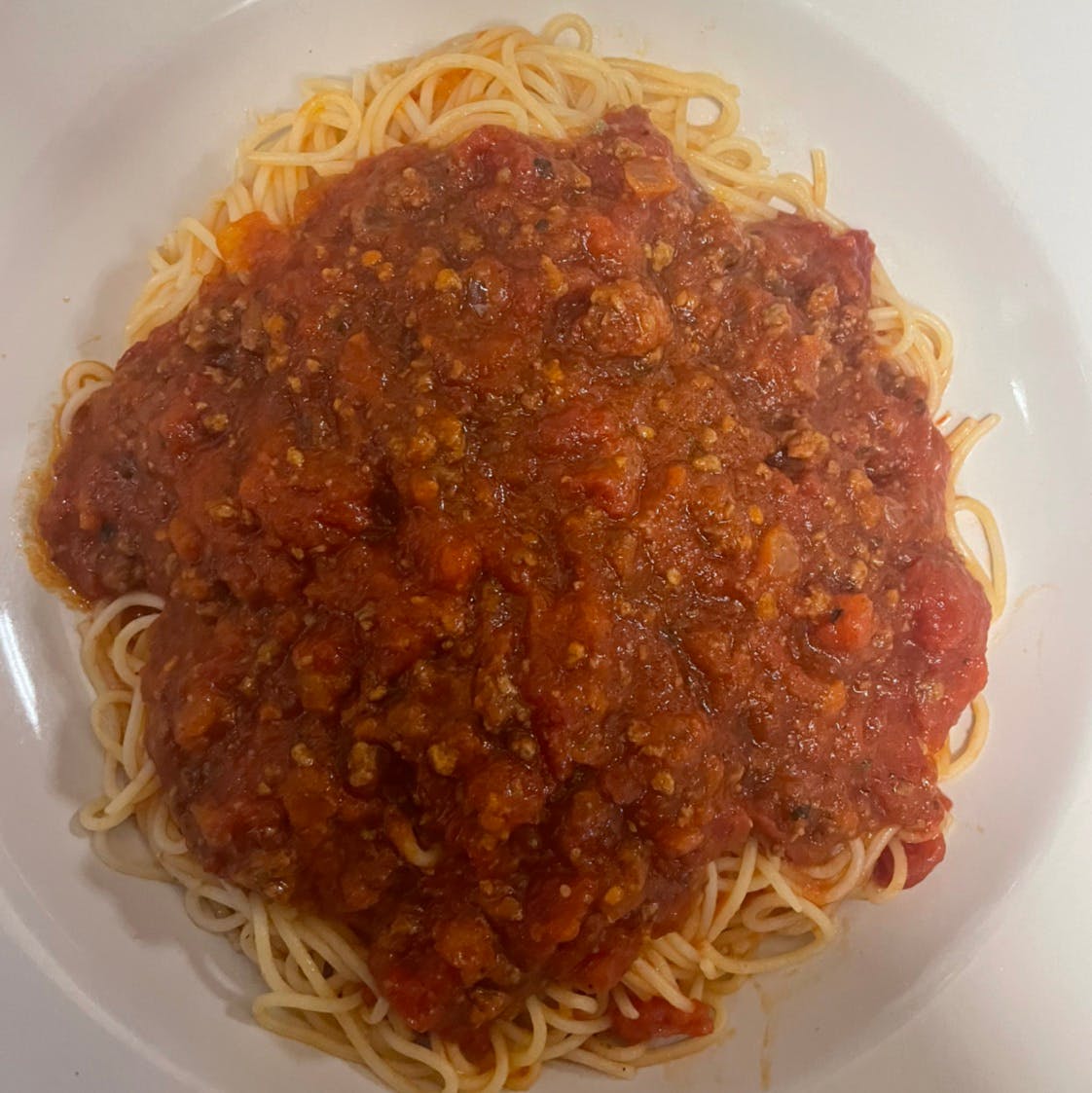 Order Pasta with Meat Sauce - Pasta food online from Casa Nostra Italian Cuisine store, Greeneville on bringmethat.com