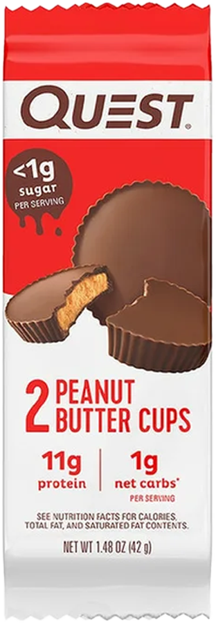 Order Quest Peanut Butter Cups 1.48oz food online from Extramile store, San Diego on bringmethat.com