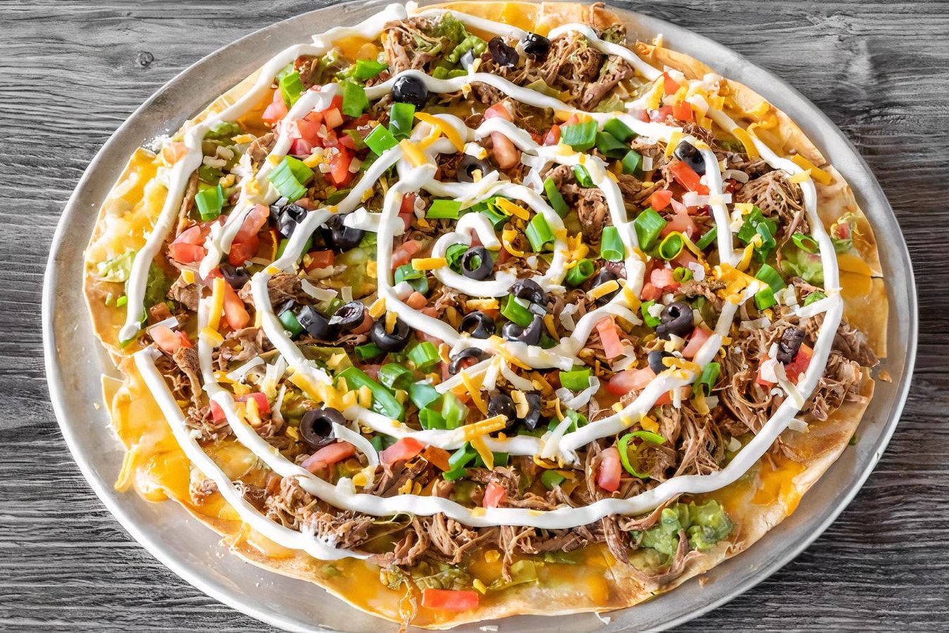 Order Mexican Breakfast Pizza* food online from Caramba Fresh Mexican Food store, Phoenix on bringmethat.com