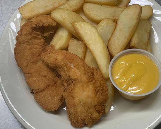 Order Chicken Fingers Kids  food online from Aroma Mediterranean Cuisine store, King of Prussia on bringmethat.com