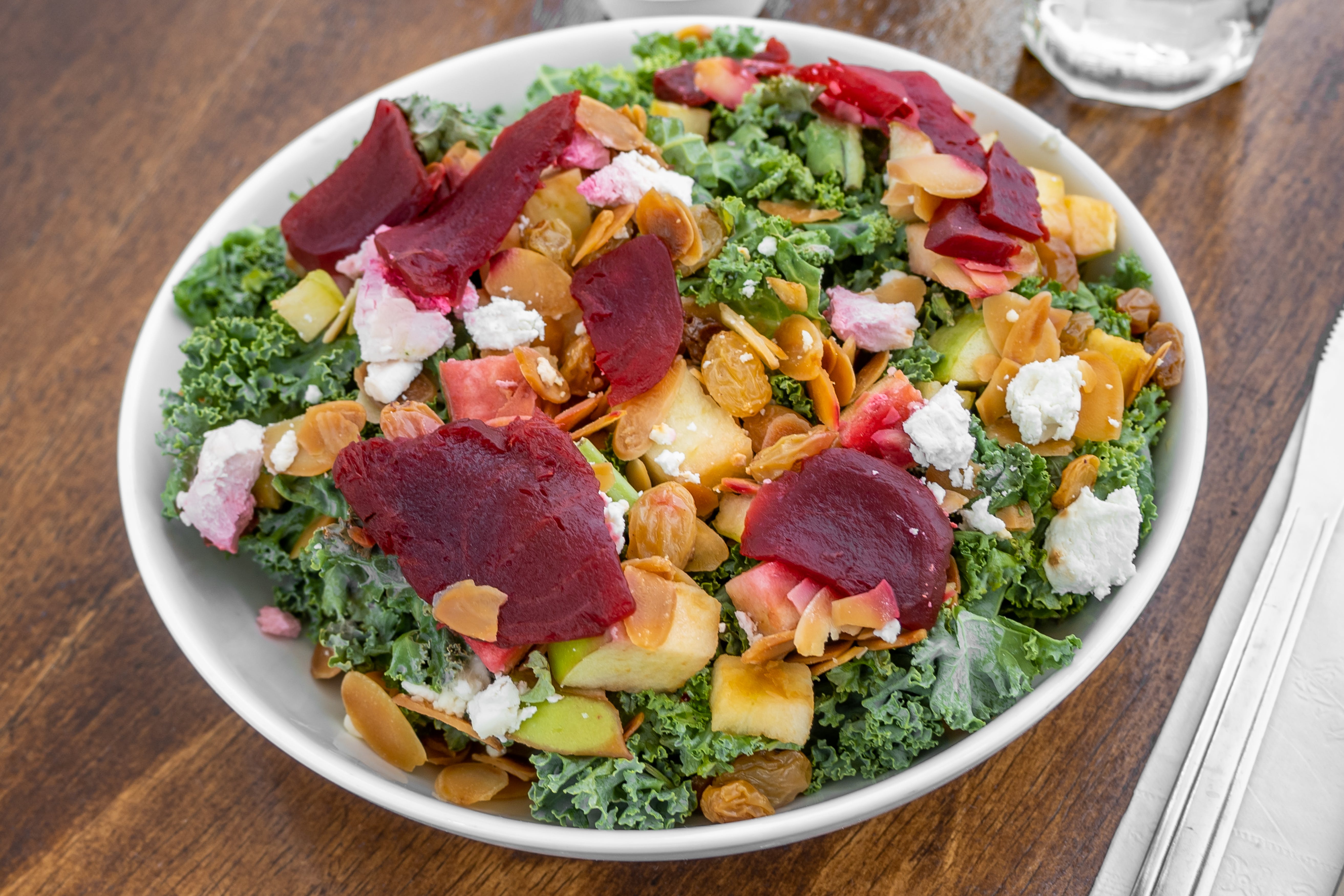 Order Kale Salad - Salad food online from Creme Brulee Bistro & Cafe store, Philadelphia on bringmethat.com