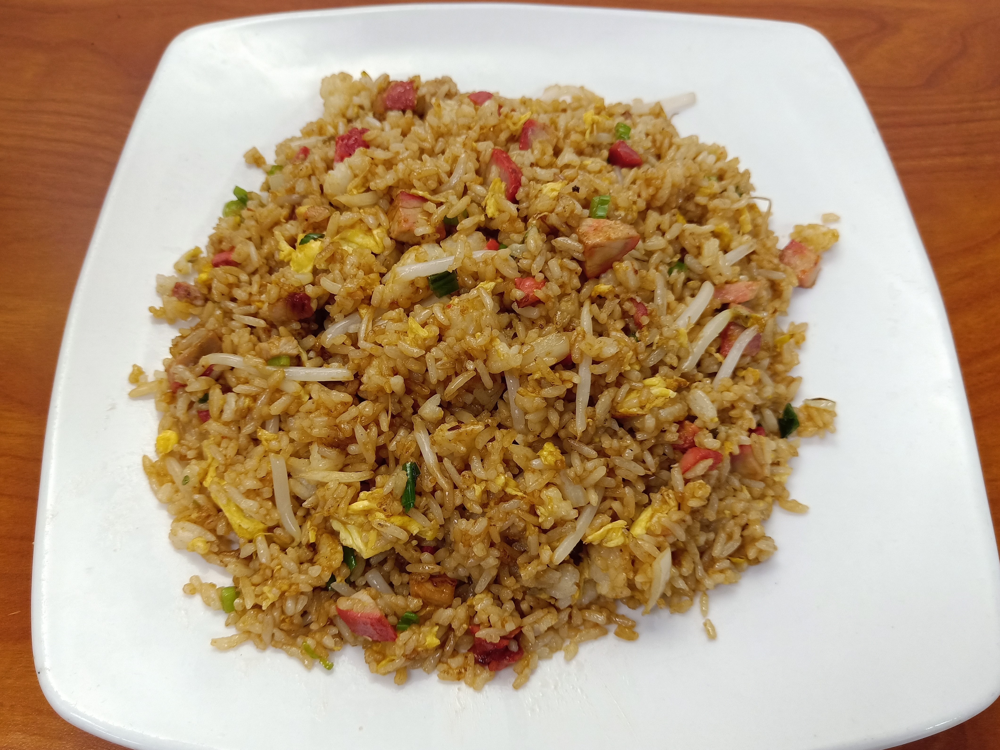 Order Pork Fried Rice food online from Red Ginger China Bistro store, Saint Paul on bringmethat.com