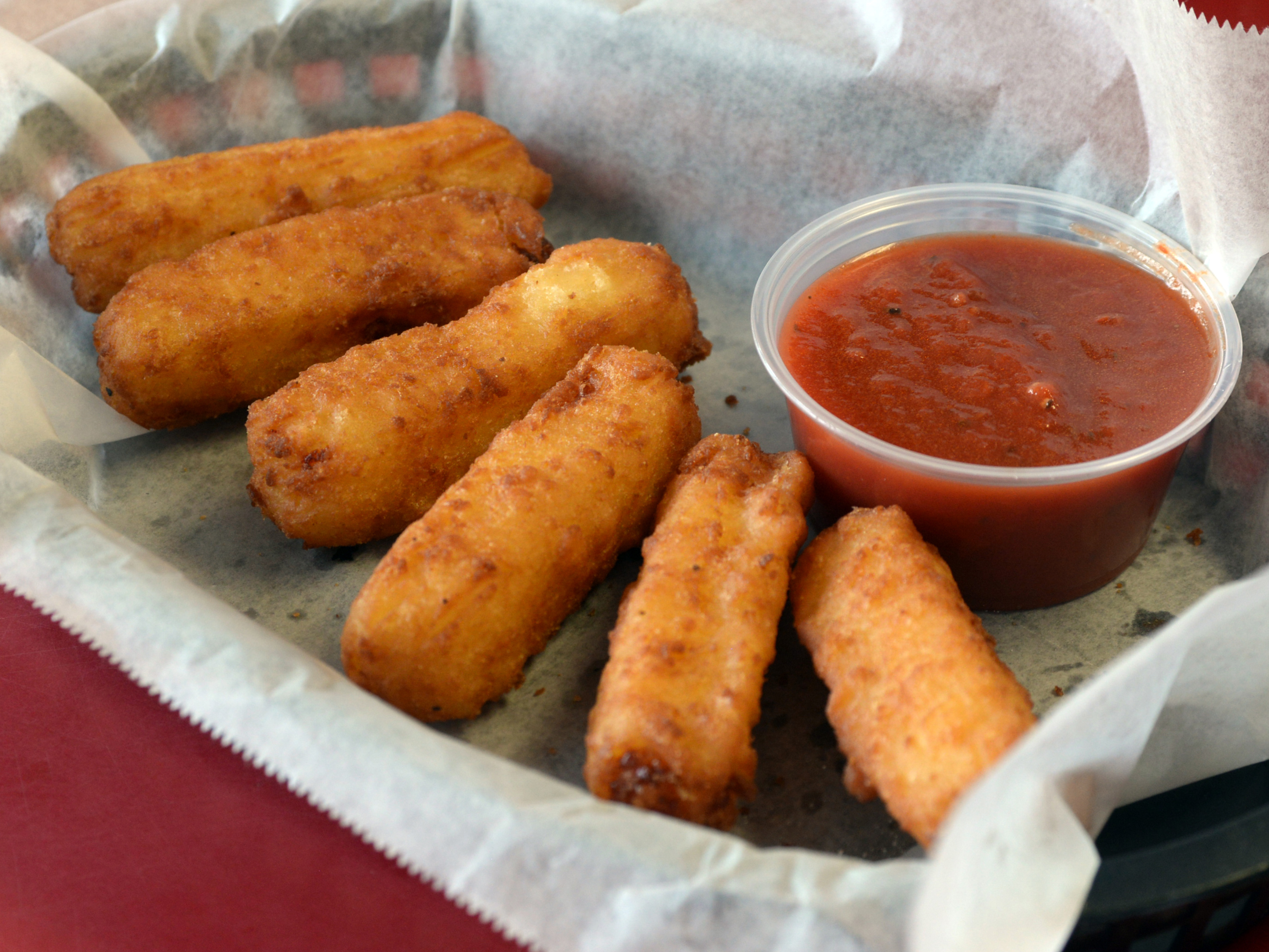 Order Mozzarella Sticks (8) food online from Dc Pizza & Catering store, Albany on bringmethat.com