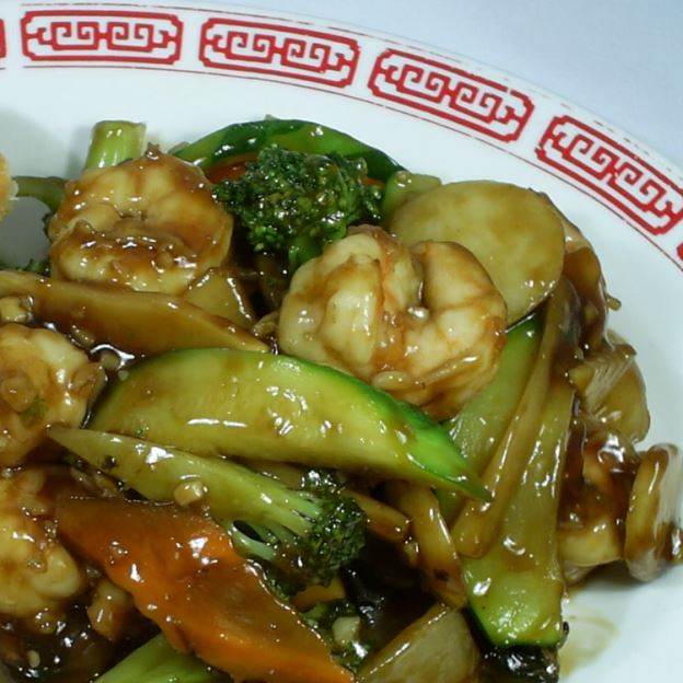 Order S24 Shrimp with Zucchini, Mushrooms & Broccoli food online from Chen's China Inn store, Lufkin on bringmethat.com