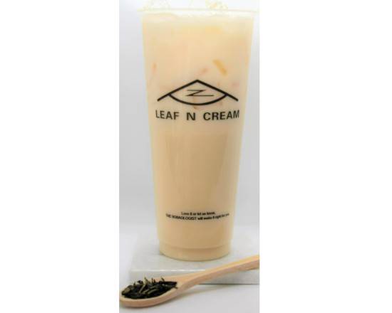 Order Jasmine Milk Tea  food online from Leaf N Cream store, Tustin on bringmethat.com