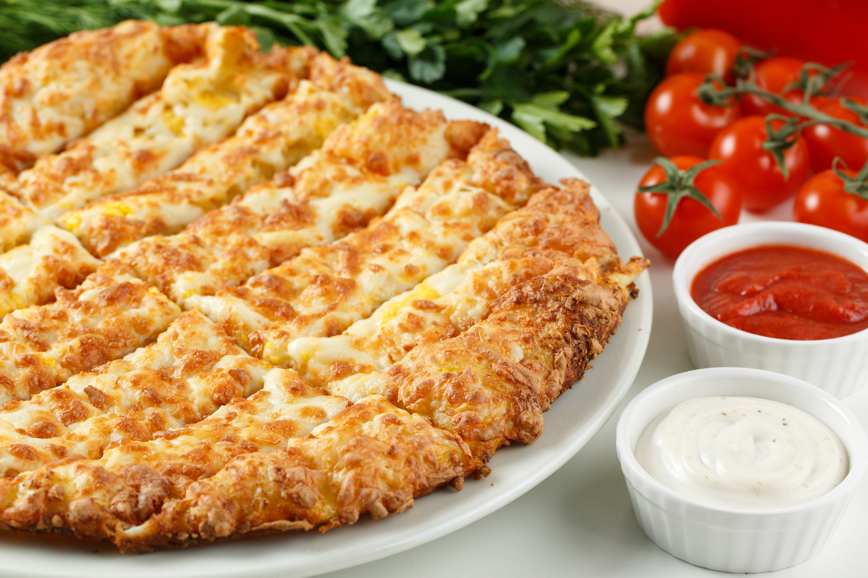 Order 7" Personal Regular Cheesy Bread food online from Supreme Cheesy Breads & More store, Ann Arbor on bringmethat.com