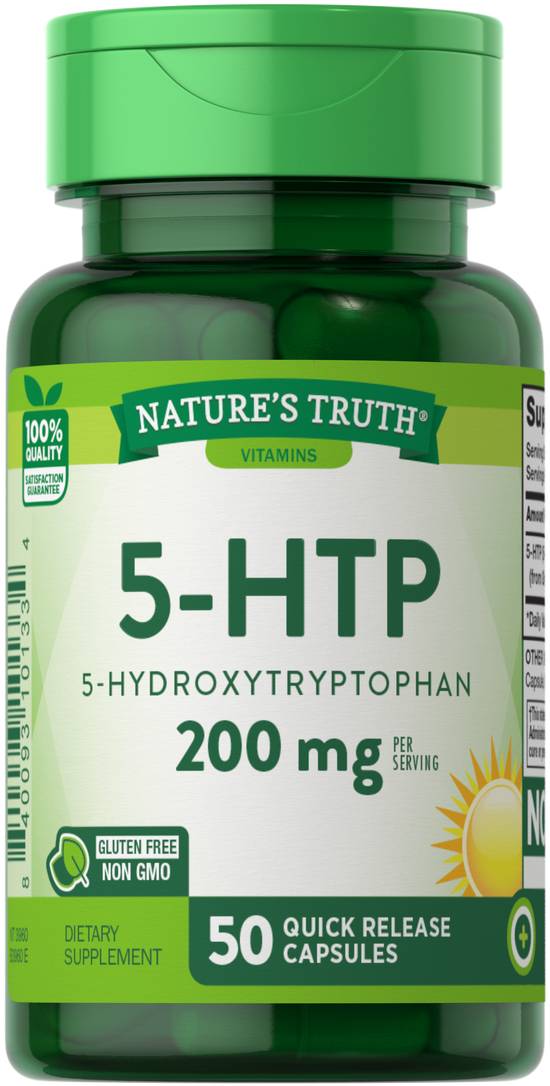 Order Nature's Truth 5HTP 100mg (50 ct) food online from Rite Aid store, Palm Desert on bringmethat.com