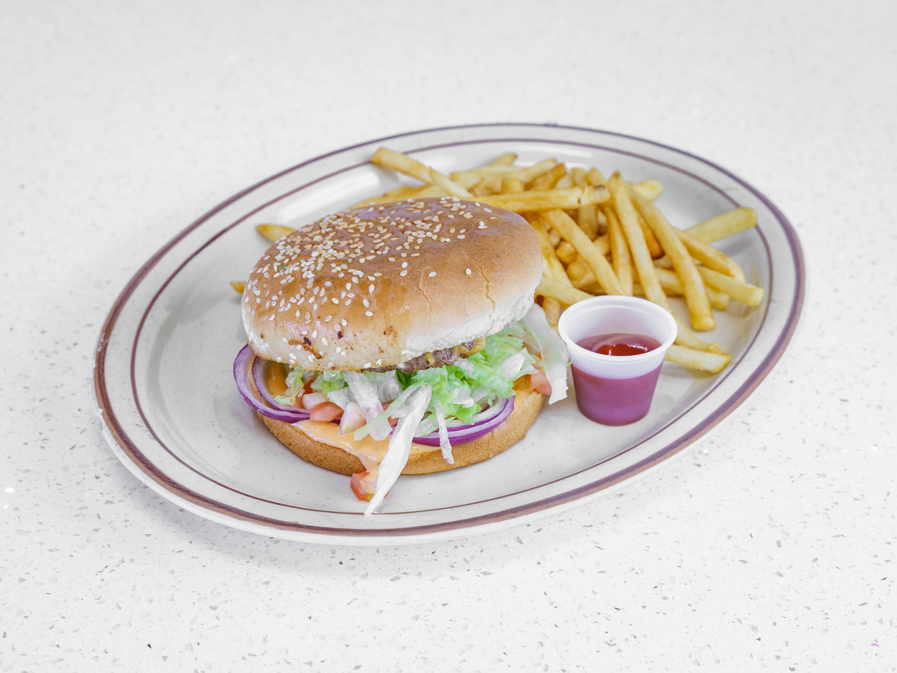 Order Cheeseburger a la Carta food online from Pacific Tacos store, Long Beach on bringmethat.com
