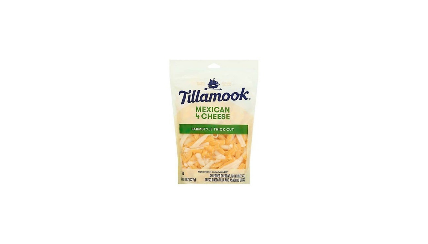 Order Tillamook - Shredded Cheese - 4 Mexican Blend  - 8 oz. food online from Luv Mart store, Santa Cruz on bringmethat.com