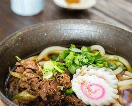 Order Beef Udon Soup food online from Sushi Osawa store, Norcross on bringmethat.com