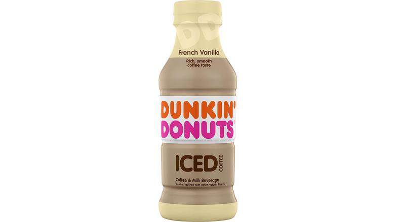 Order Dunkin' Donuts French Vanilla Iced Coffee Bottle food online from Route 7 Food Mart store, Norwalk on bringmethat.com