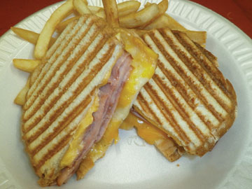 Order Grilled Ham and Cheese Panini food online from Tharsy Grill store, Baltimore on bringmethat.com