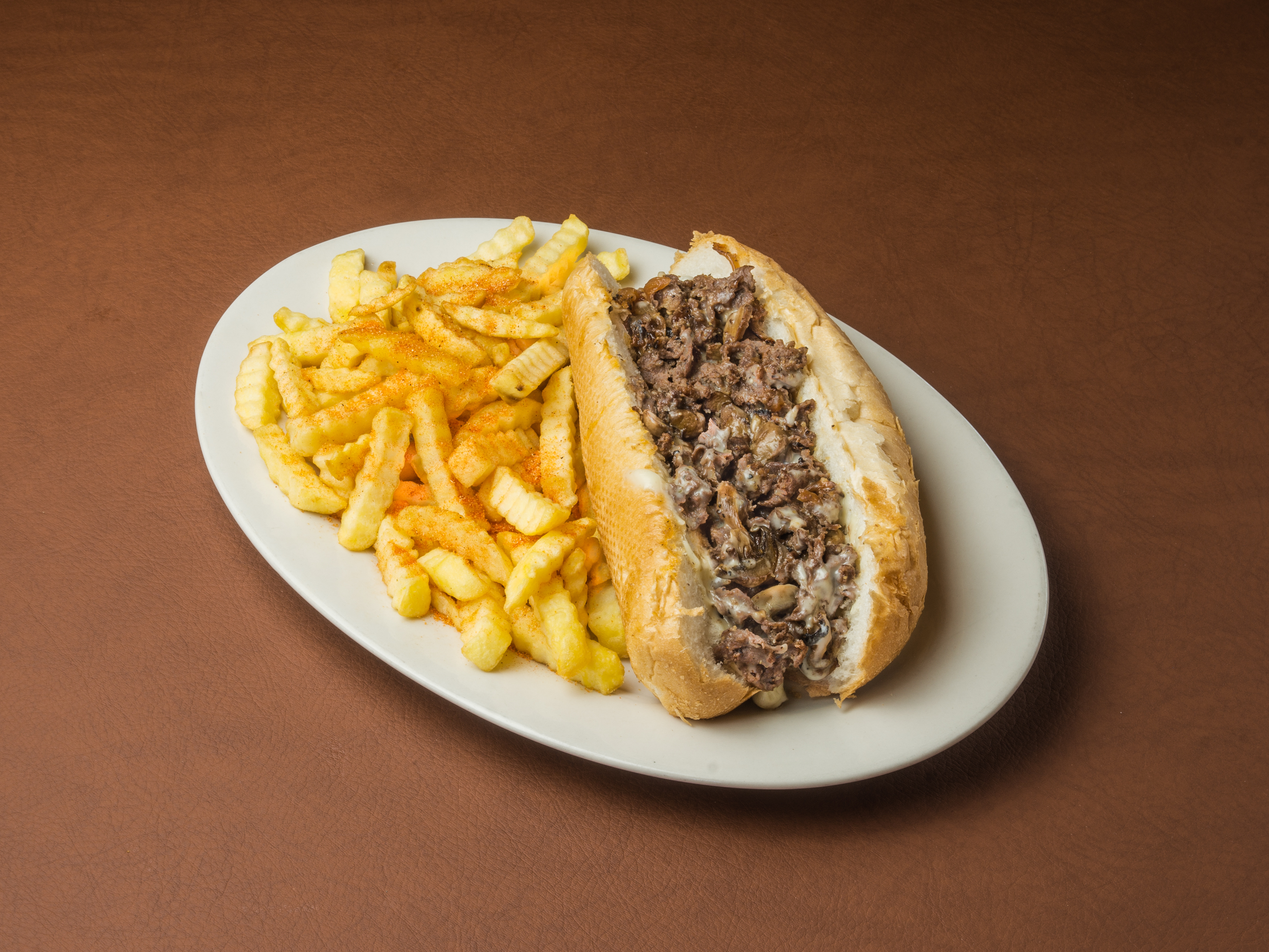 Order Philly Cheesesteak Sandwich food online from Stacatto's store, Houston on bringmethat.com