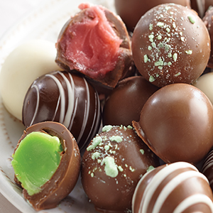 Order Chocolate Truffles 24 Piece - 2 pack food online from Savannah Candy Kitchen store, Atlanta on bringmethat.com