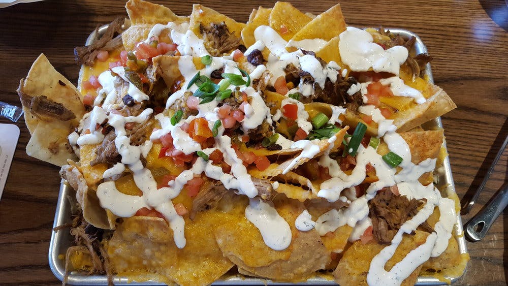 Order Tavern Nachos - Appetizer food online from Georgetown Tavern On The Hill store, Cambridge on bringmethat.com
