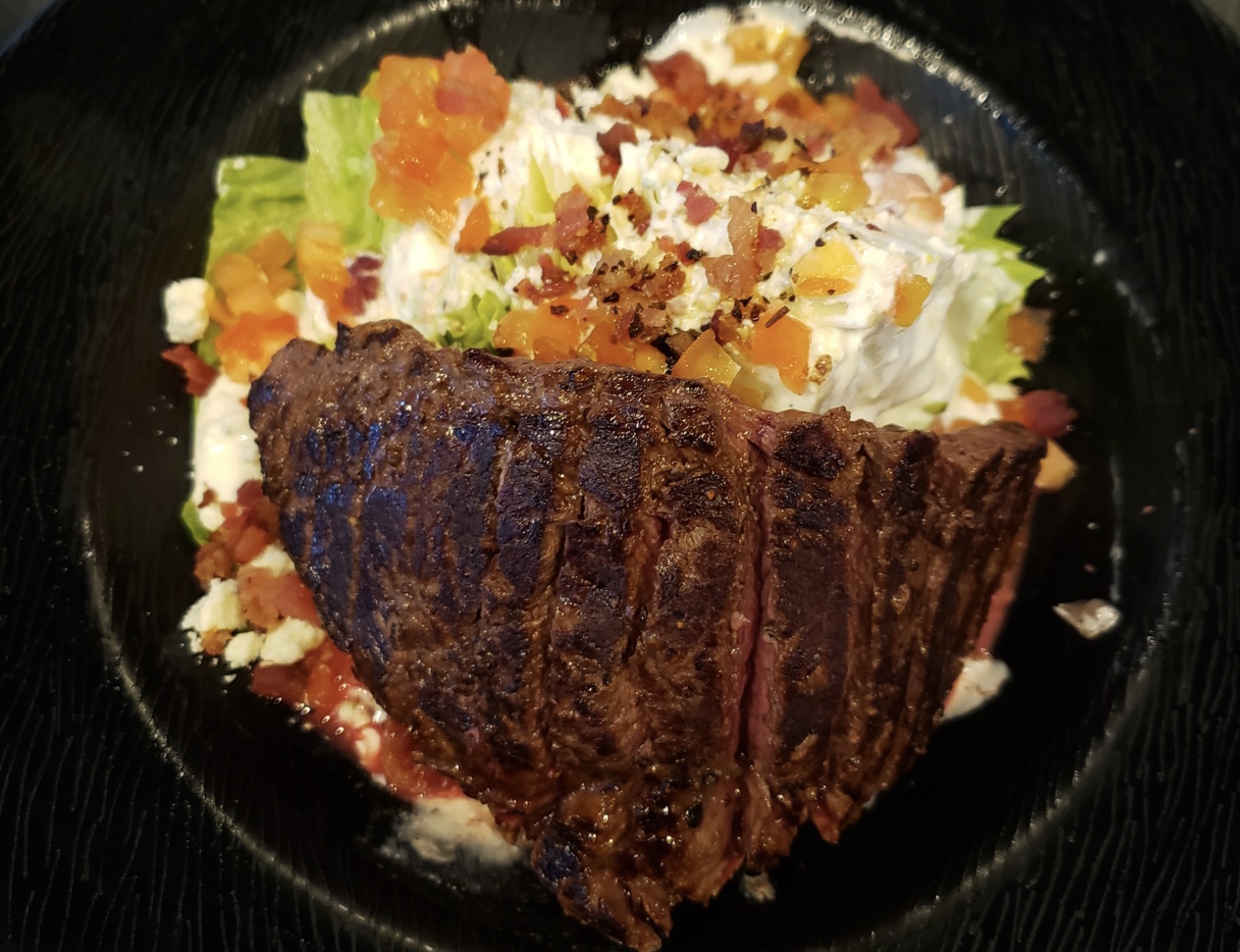 Order Steak Wedgie Salad food online from Friends Grayson Grill store, Grayson on bringmethat.com