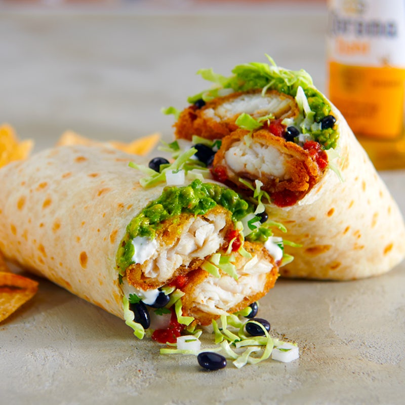 Order Signature Beer-Battered Fish Burrito food online from Rubio's store, San Diego on bringmethat.com