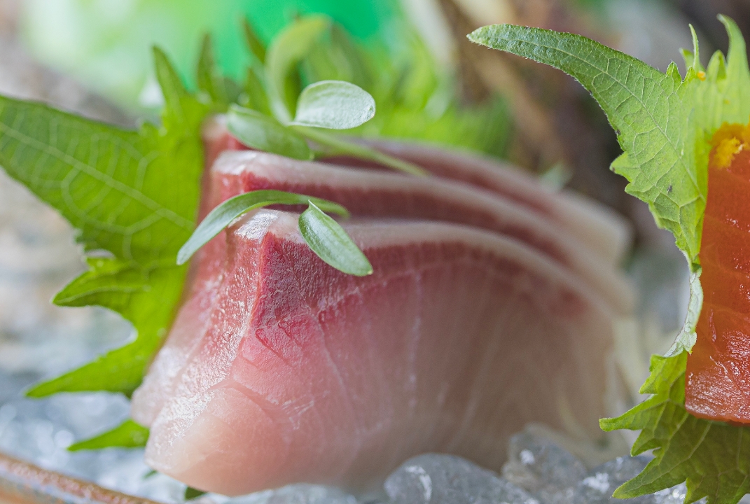 Order Hamachi Sashimi food online from Kanau Sushi store, Houston on bringmethat.com