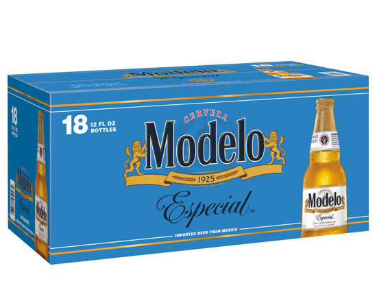 Order Modelo Espicial 18 Pack - 12 oz. Bottle Beer  food online from Plaza Diamond Liquor store, Diamond Bar on bringmethat.com