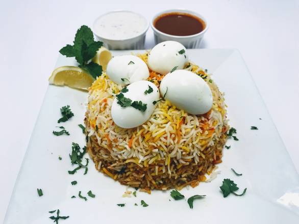 Order EGG DUM BIRYANI food online from Masala Indian Kitchen store, Novi on bringmethat.com