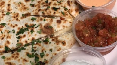 Order Southwestern Grilled Chicken Quesadilla food online from The Smiling Moose store, Cranberry Township on bringmethat.com