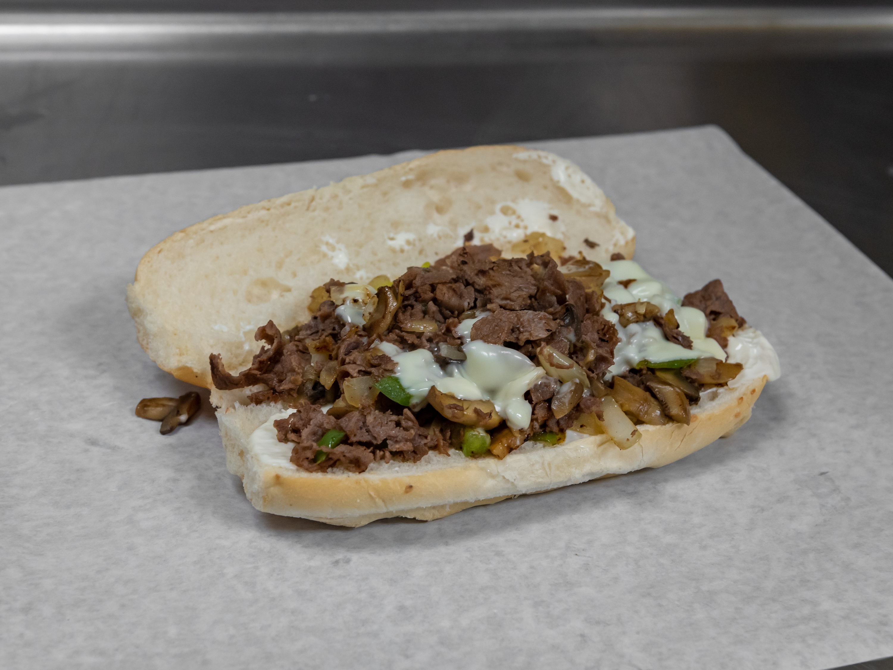 Order Philly Steak Sub food online from Pizza Bianca store, Columbus on bringmethat.com
