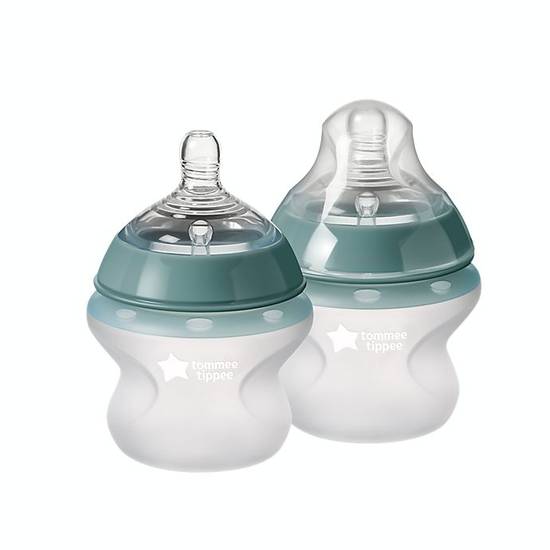 Order Tommee Tippee® 2-Pack 5 oz. Soft Silicone Clear Baby Bottle food online from Bed Bath & Beyond store, Lancaster on bringmethat.com