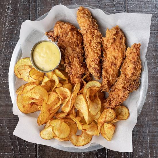 Order Chicken Tender Basket food online from Buffalo's Southwest Cafe store, Flowery Branch on bringmethat.com
