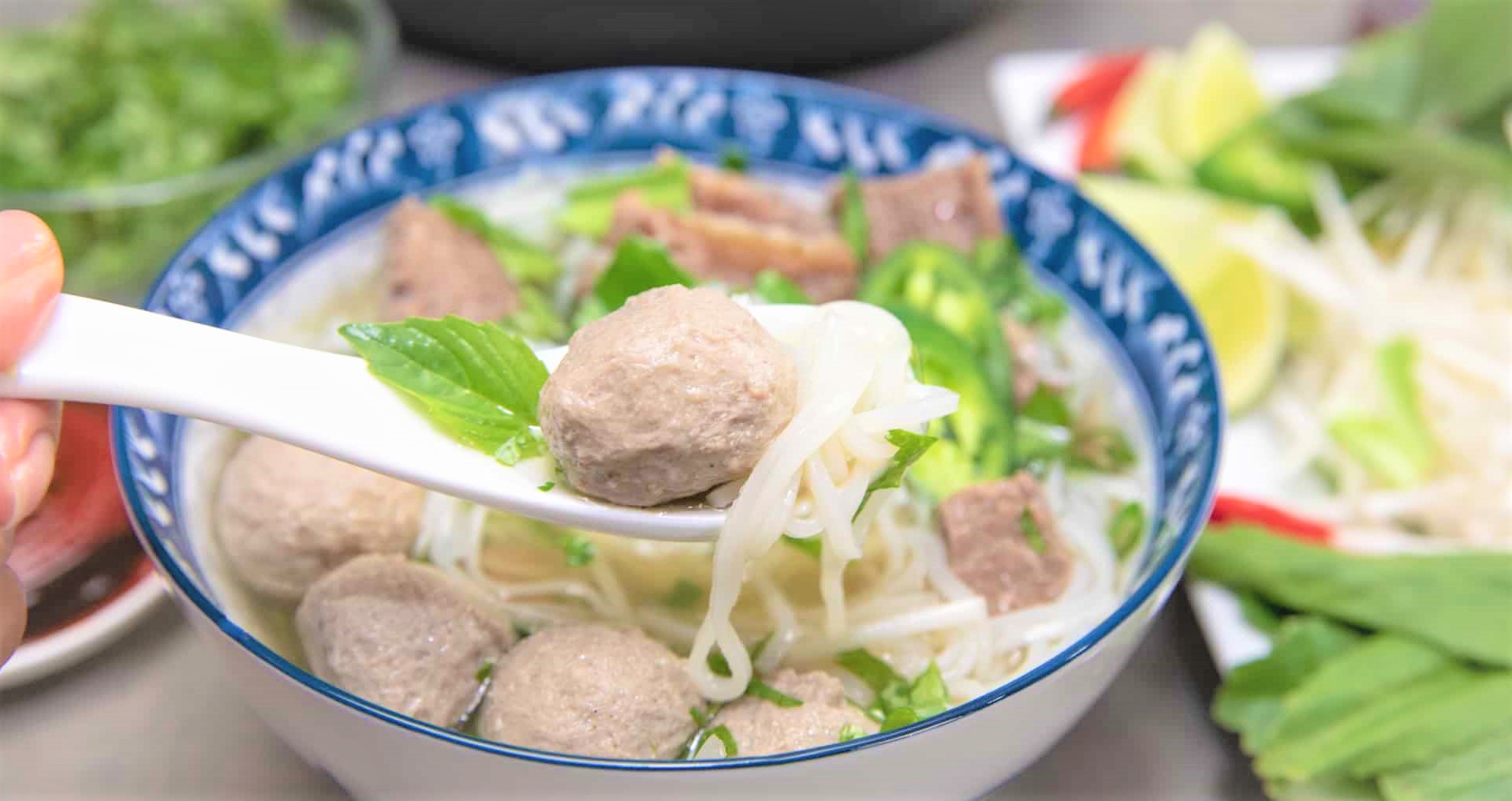Order P19. Meatball Soup food online from Pho Saigon Express store, Escondido on bringmethat.com