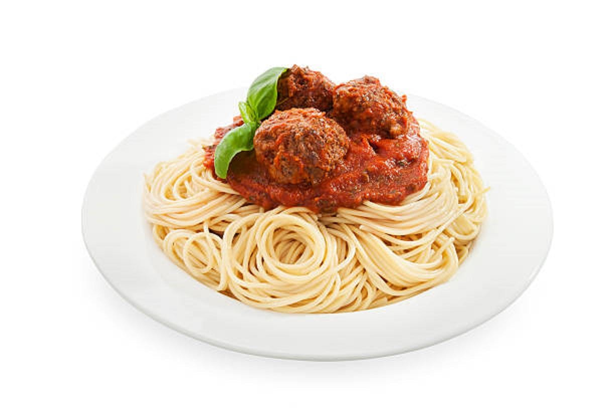 Order Spaghetti with Meatballs - Dinner food online from La Piazza Pizza & Italian Restaurant store, Grasonville on bringmethat.com